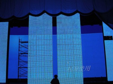 室內大型舞臺彩色led屏幕 定制高清LED戶外廣告翻轉顯示屏電子屏