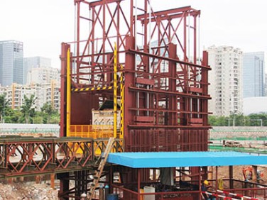 地鐵隧道深坑取土直頂式升降臺系列